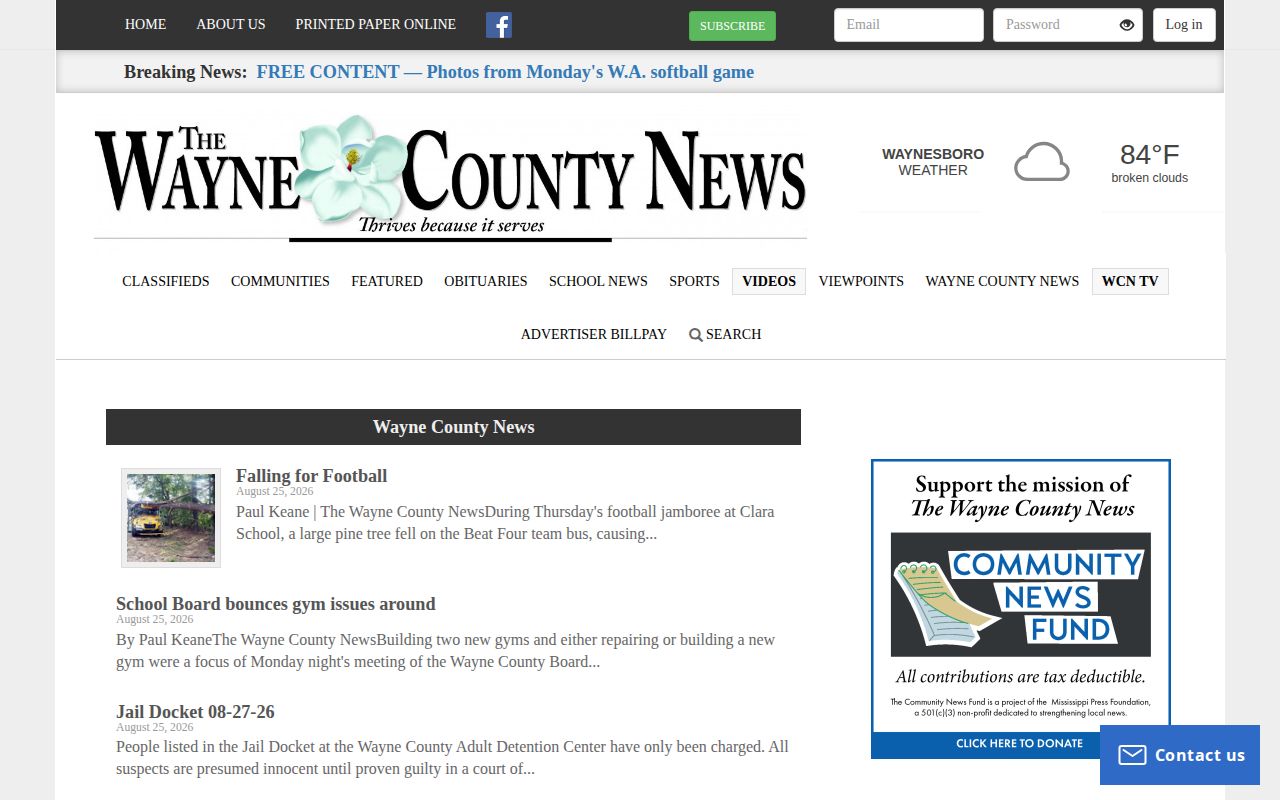 Wayne County News Jail Docket category for Wayne County arrest reporting